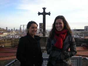 The view from the top of La Catedral de Barcelona